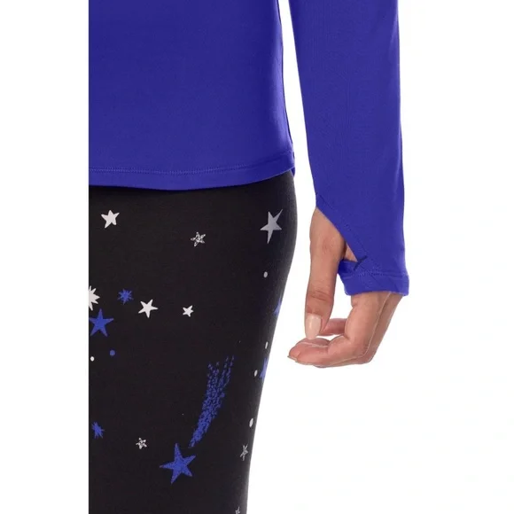 Climate Right Cuddl Duds Womens Large Blue & Purple - Picture 3 of 10